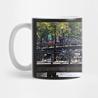 Bridges and Bikes - Amsterdam, Holland Mug